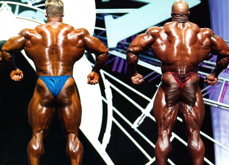 Джей Катлер, Jay Cutler на турнире Мистер Олимпия 2003 вместе с Ронни Колеман