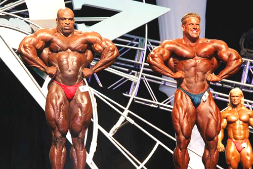 Джей Катлер, Jay Cutler на турнире Мистер Олимпия 2003 вместе с Ронни Колеман