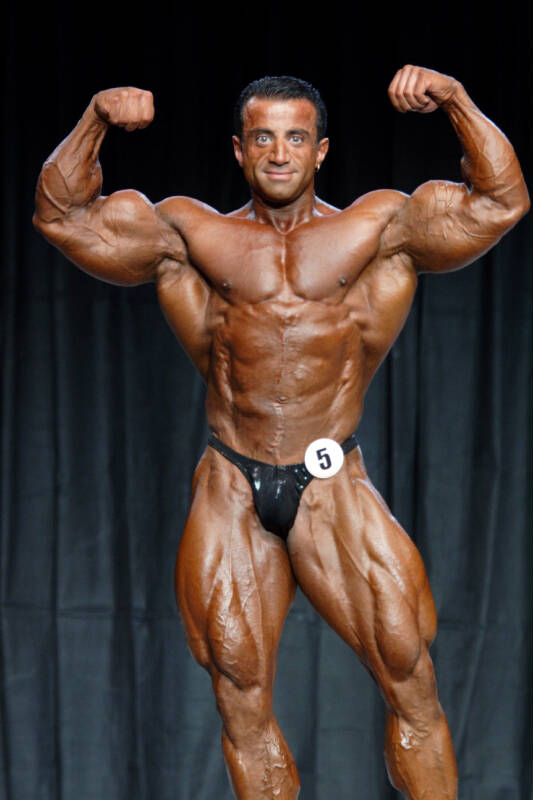 Джордж Фарах, George Farah на турнире Мистер Олимпия 2005