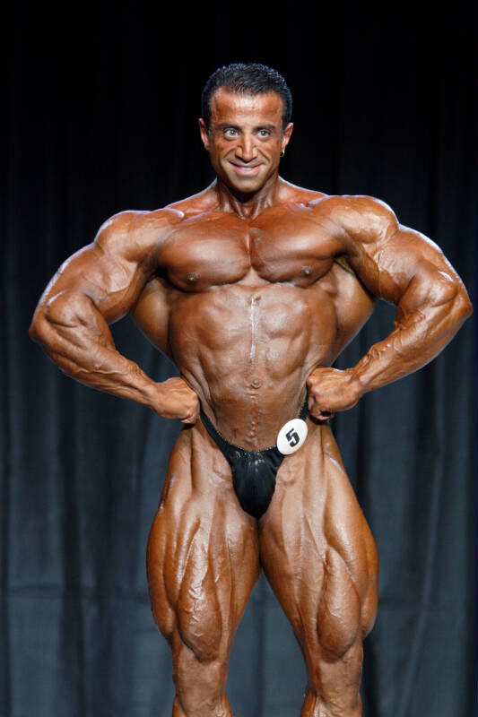 Джордж Фарах, George Farah на турнире Мистер Олимпия 2005