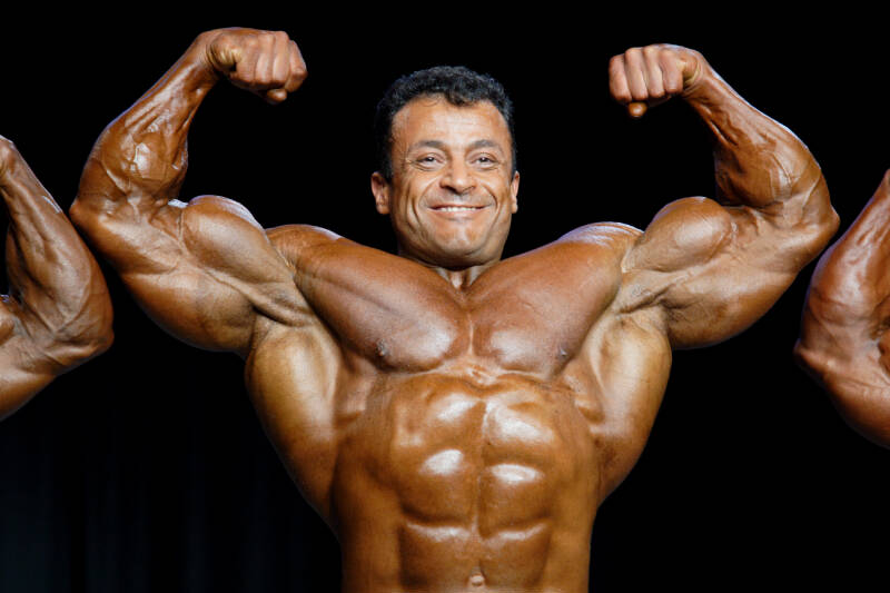 Мустафа Мохаммед, Mustafa Mohammed на турнире Мистер Олимпия 2005