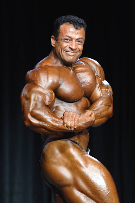 Мустафа Мохаммед, Mustafa Mohammed на турнире Мистер Олимпия 2005