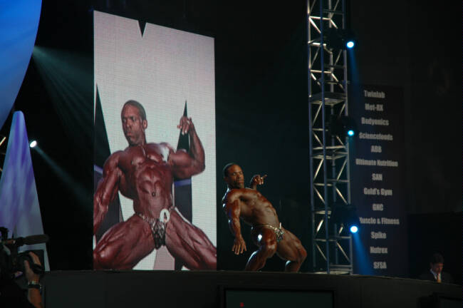 Мелвин Энтони, Melvin Anthony на турнире Мистер Олимпия 2005