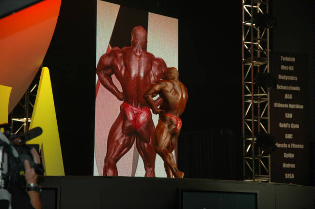 Деннис Джеймс, Dennis James на турнире Мистер Олимпия 2005