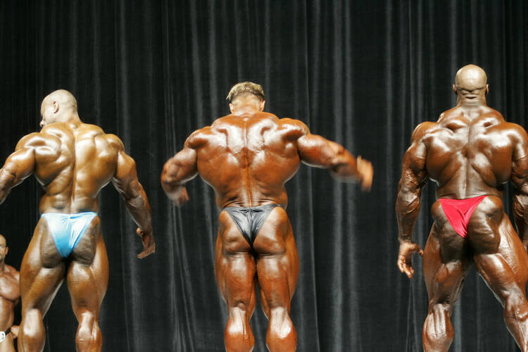 Декстер Джексон, Dexter Jackson на турнире Мистер Олимпия 2006 вместе с Джей Катлер, Ронни Колеман