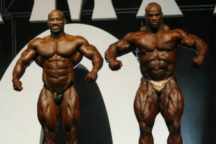 Декстер Джексон, Dexter Jackson на турнире Мистер Олимпия 2006 вместе с Ронни Колеман