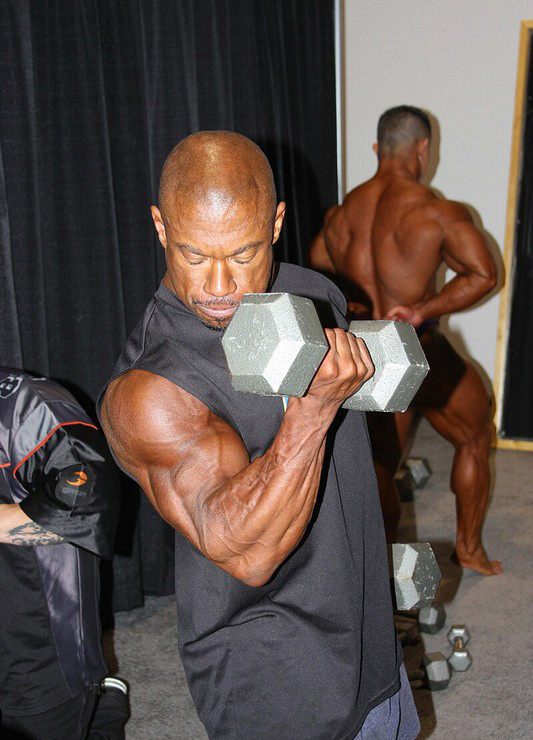 Ричард Трикки Джексон, Richard Tricky Jackson на турнире Мистер Олимпия 2009