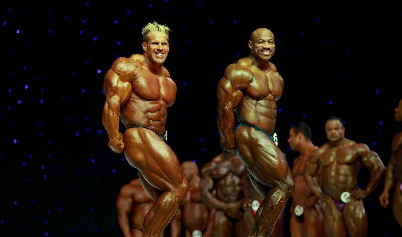 Джей Катлер, Jay Cutler на турнире Мистер Олимпия 2009 вместе с Декстер Джексон