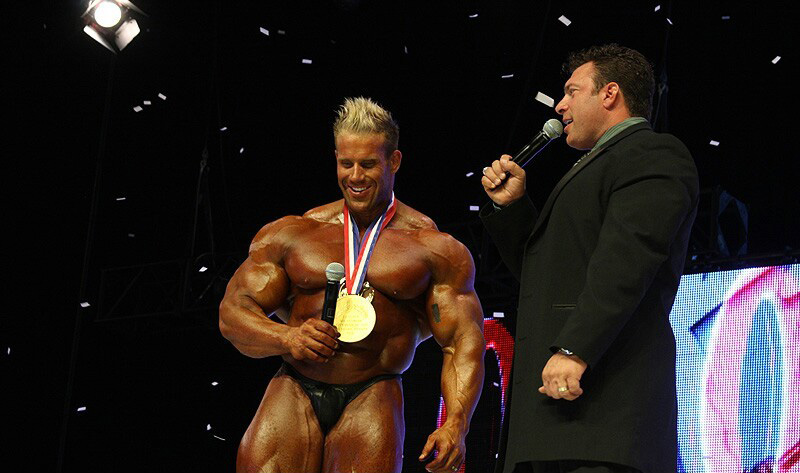 Джей Катлер, Jay Cutler на турнире Мистер Олимпия 2009 вместе с Боб Чичерилло