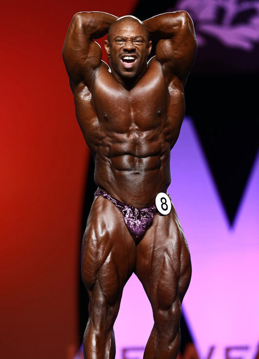 Ричард Трикки Джексон, Richard Tricky Jackson на турнире Мистер Олимпия 2010
