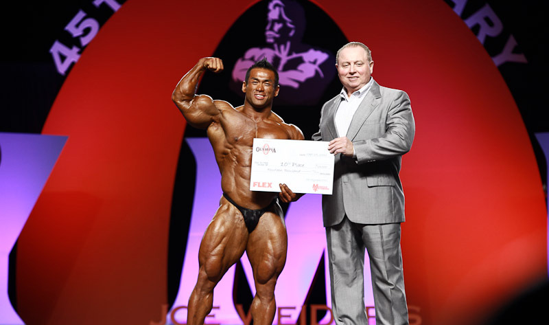 Хидетада Ямагиши, Hidetada Yamagishi на турнире Мистер Олимпия 2010