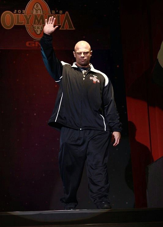 Мариус Донне, Marius Dohne на турнире Мистер Олимпия 2011