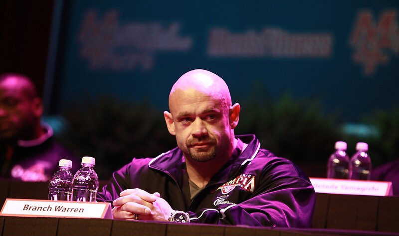 Бренч Уоррен, Branch Warren на турнире Мистер Олимпия 2012