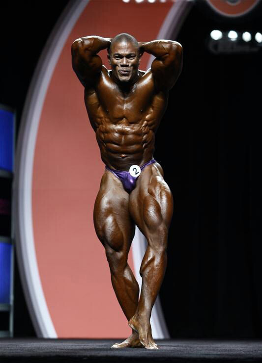 Линдон Белграв, Lyndon Belgrave на турнире Мистер Олимпия 2012