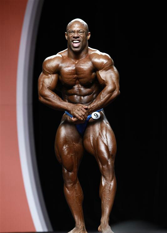Ричард Трикки Джексон, Richard Tricky Jackson на турнире Мистер Олимпия 2012