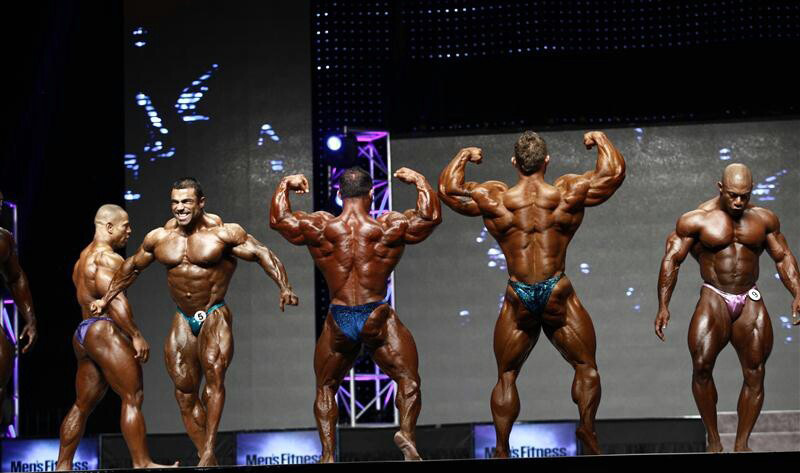 Джеймс Флекс Льюис, James Flex Lewis на турнире Мистер Олимпия 2012 вместе с Дэвид Хенри, Эдуардо Корреа, Хосе Реймонд, Ричард Трикки Джексон