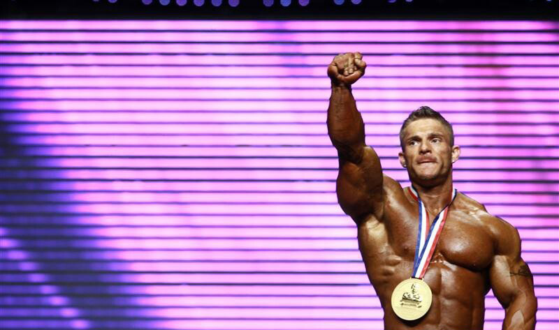 Джеймс Флекс Льюис, James Flex Lewis на турнире Мистер Олимпия 2012