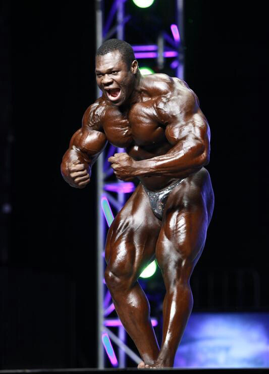 Лионель Бейек, Lionel Beyeke на турнире Мистер Олимпия 2012