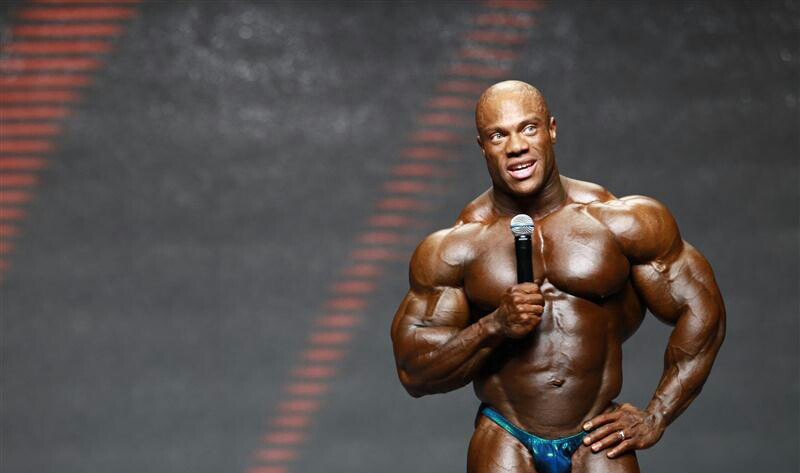 Фил Хит, Phil Heath на турнире Мистер Олимпия 2012