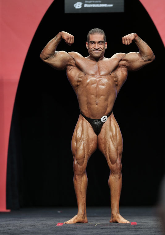 Рауль Карраско, Raul Carrasco на турнире Мистер Олимпия 2014