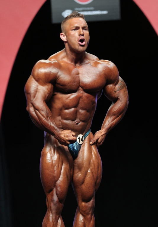 Джеймс Флекс Льюис, James Flex Lewis на турнире Мистер Олимпия 2014