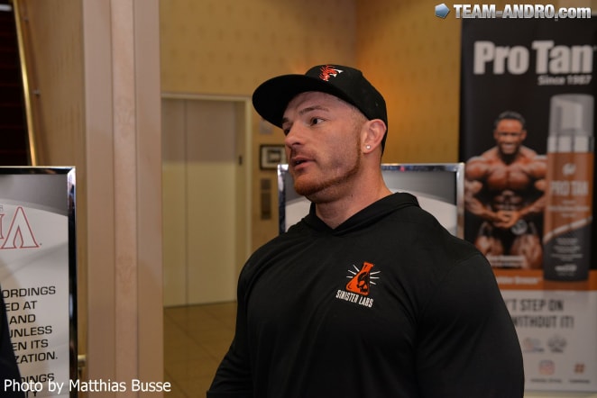 Джеймс Флекс Льюис, James Flex Lewis на турнире Мистер Олимпия 2017