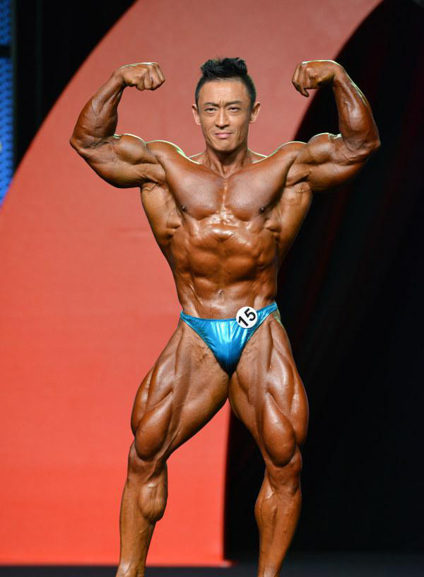 Ким Жун Хо, Kim Jun Ho на турнире Мистер Олимпия 2015