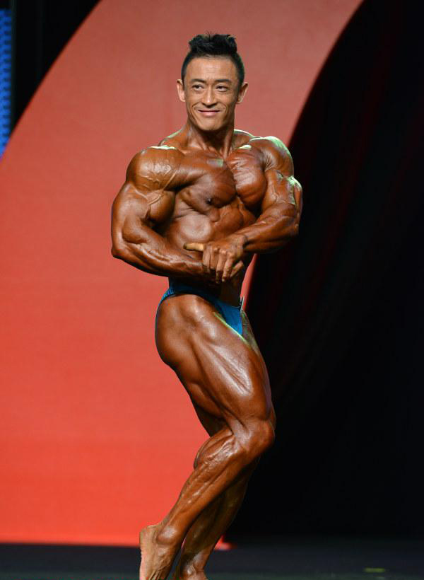Ким Жун Хо, Kim Jun Ho на турнире Мистер Олимпия 2015