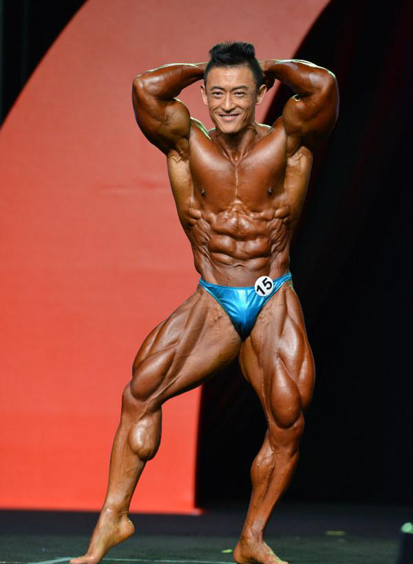 Ким Жун Хо, Kim Jun Ho на турнире Мистер Олимпия 2015