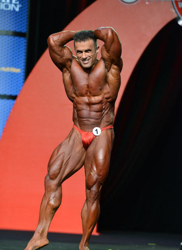 Оливер Адзиевски, Oliver Adzievski на турнире Мистер Олимпия 2015