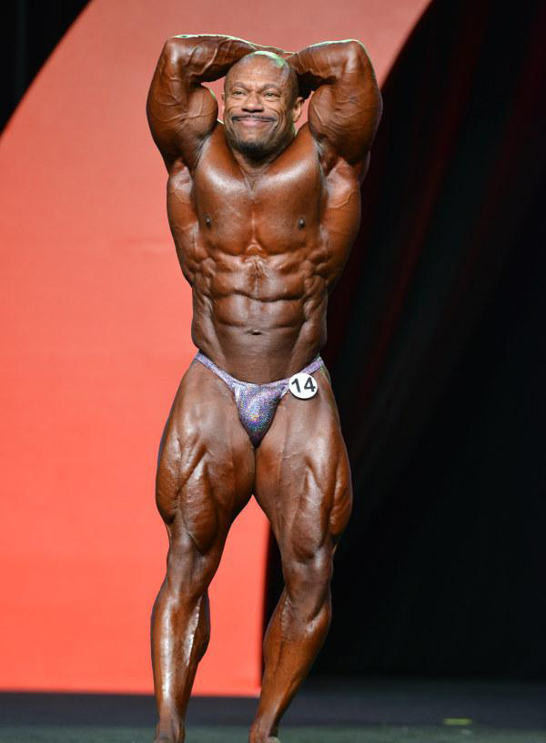Ричард Трикки Джексон, Richard Tricky Jackson на турнире Мистер Олимпия 2015