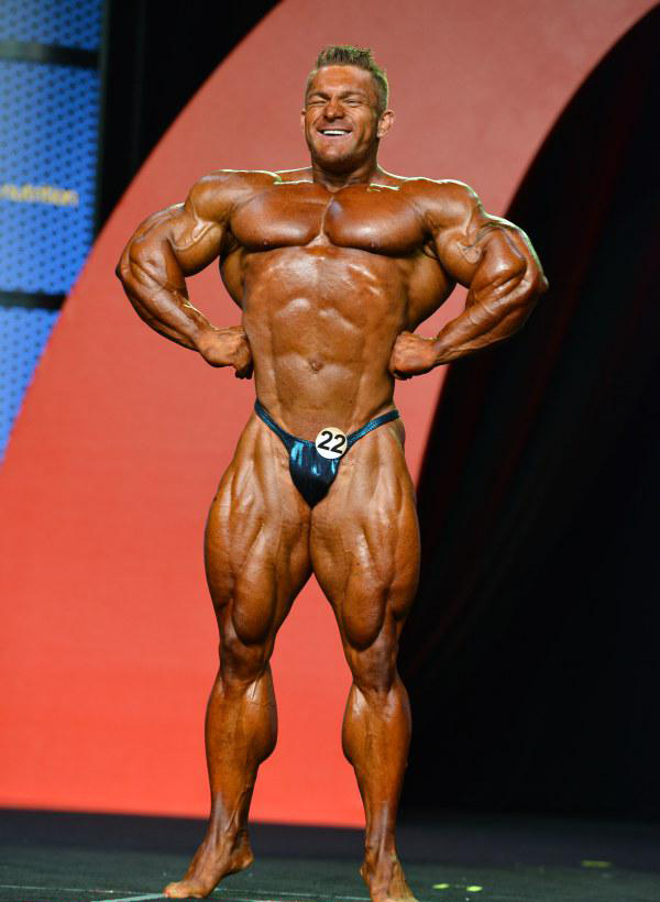 Джеймс Флекс Льюис, James Flex Lewis на турнире Мистер Олимпия 2015
