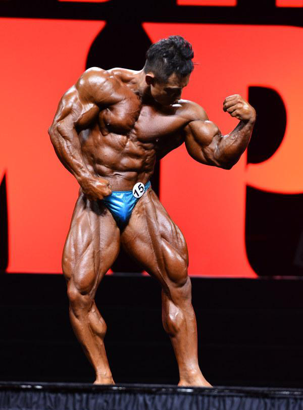 Ким Жун Хо, Kim Jun Ho на турнире Мистер Олимпия 2015