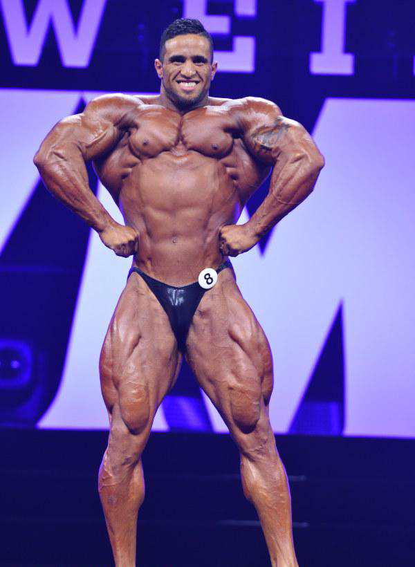Абделазиз Джеллали, Abdelaziz Jellali на турнире Мистер Олимпия 2015