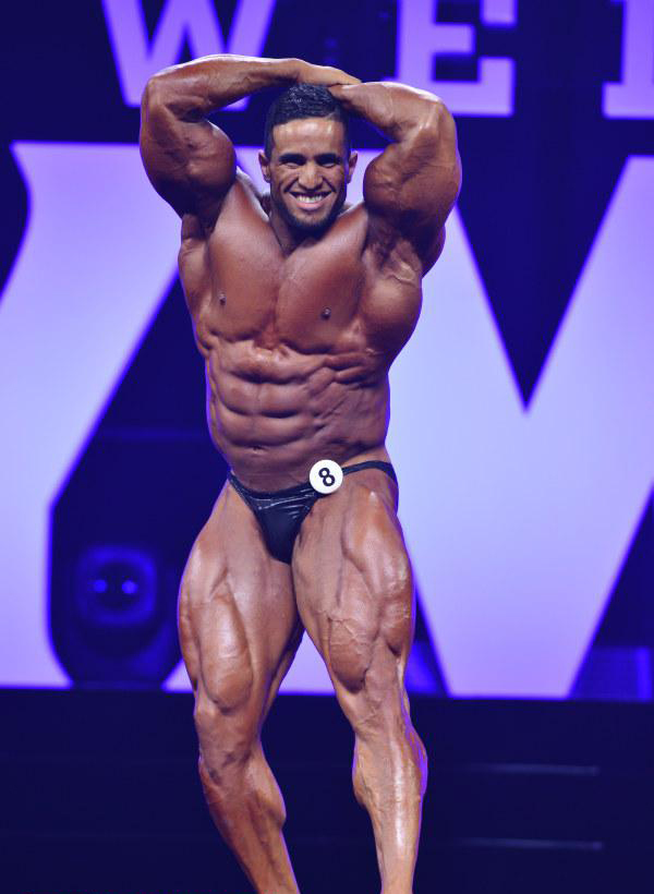 Абделазиз Джеллали, Abdelaziz Jellali на турнире Мистер Олимпия 2015