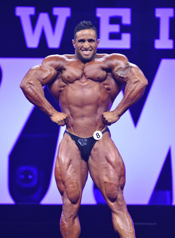 Абделазиз Джеллали, Abdelaziz Jellali на турнире Мистер Олимпия 2015