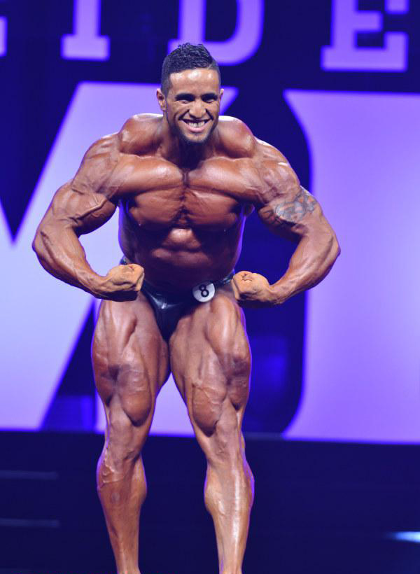 Абделазиз Джеллали, Abdelaziz Jellali на турнире Мистер Олимпия 2015