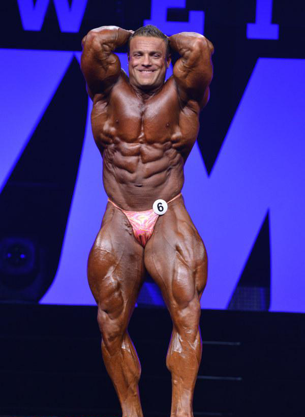 Брэд Роу, Brad Rowe на турнире Мистер Олимпия 2015