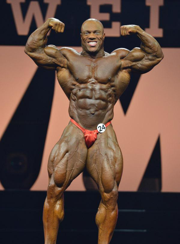 Фил Хит, Phil Heath на турнире Мистер Олимпия 2015