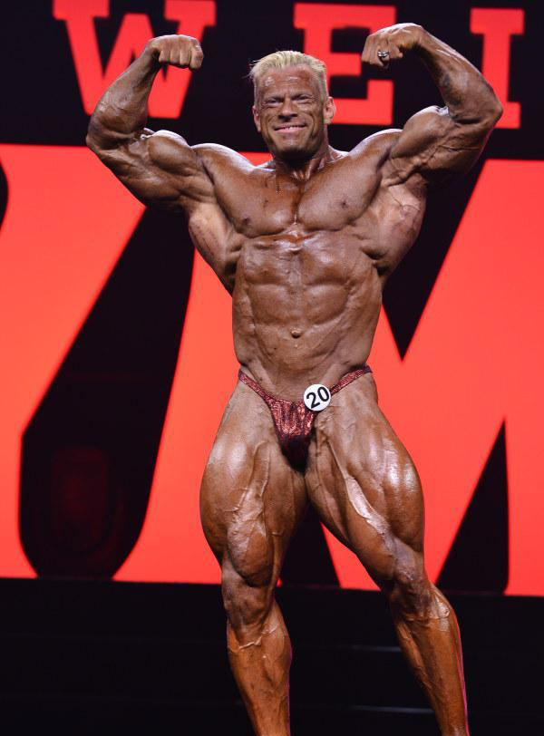 Деннис Вольф, Dennis Wolf на турнире Мистер Олимпия 2015
