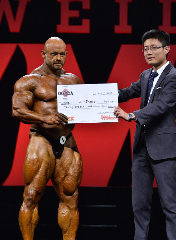 Бренч Уоррен, Branch Warren на турнире Мистер Олимпия 2015