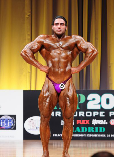 Вариндер Сингх, Varinder Singh на турнире Мистер Европа Про 2012