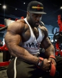 @brandon__curry is looking beastly leading up to the 2017 Mr. O. Shown here with his coaches @abdullah_84otb and @chriscormier2, training at Oxygen Gym, Kuwait.