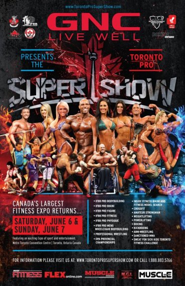 Торонто Про Супершоу 2015, Toronto Pro SuperShow, 7 июня 2015, Торонто, Канада