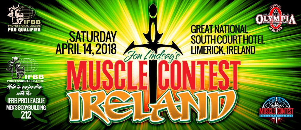 2018 IFBB MUSCLE CONTEST IRELAND PRO MENS 212 