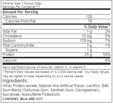 Optimum Nutrition Isolate Protein