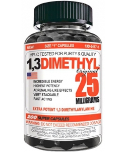 Cloma Pharma 1,3 Dimethyl Original 25 mg (200 капсул, 200 порций)