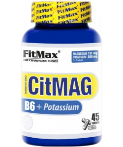 FitMax CitMag B6+Potassium (45 таблеток, 45 порций)