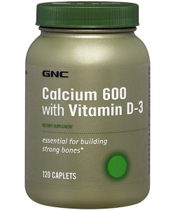 GNC Calcium 600 with Vitamin D-3 (120 капсул, 120 порций)