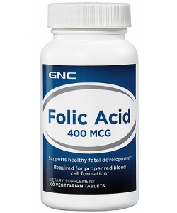 GNC Folic Acid 400 mcg (100 таблеток)